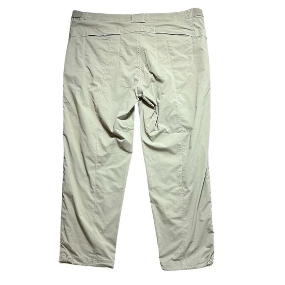 Woolrich Women's Ankle Pants Plus Size 18 Gray Quick Dry Stretch - Picture 2 of 12